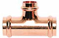 Press (P) x Press (P) x Press (P) Small Copper Reducing Tees