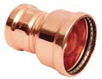 Press (P) x Press (P) Large Copper Reducer Couplings