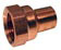 Fitting (Male Solder) (FTG) x Female Pipe Thread (FPT) Copper Street Adapters