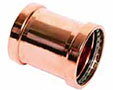 Press (P) x Press (P) No Stop Large Copper Couplings